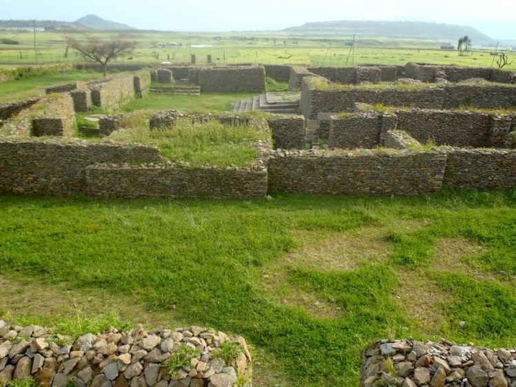 The ruins of the Queen of Sheba’s palace in Axum, a town in northern Ethiopia. Photo contributed by Paul Voigt.