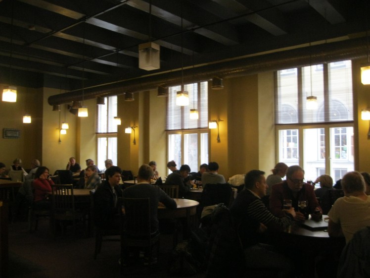 The interior of Kompressor in Tallinn, Estonia. Photo by Charish Badzinski.