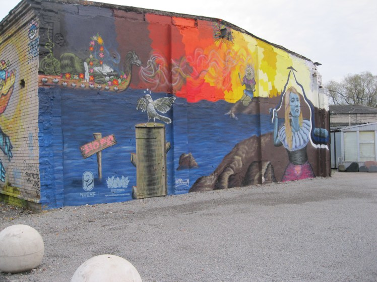 Captivating street art in Tallinn, Estonia. Photo by Charish Badzinski.