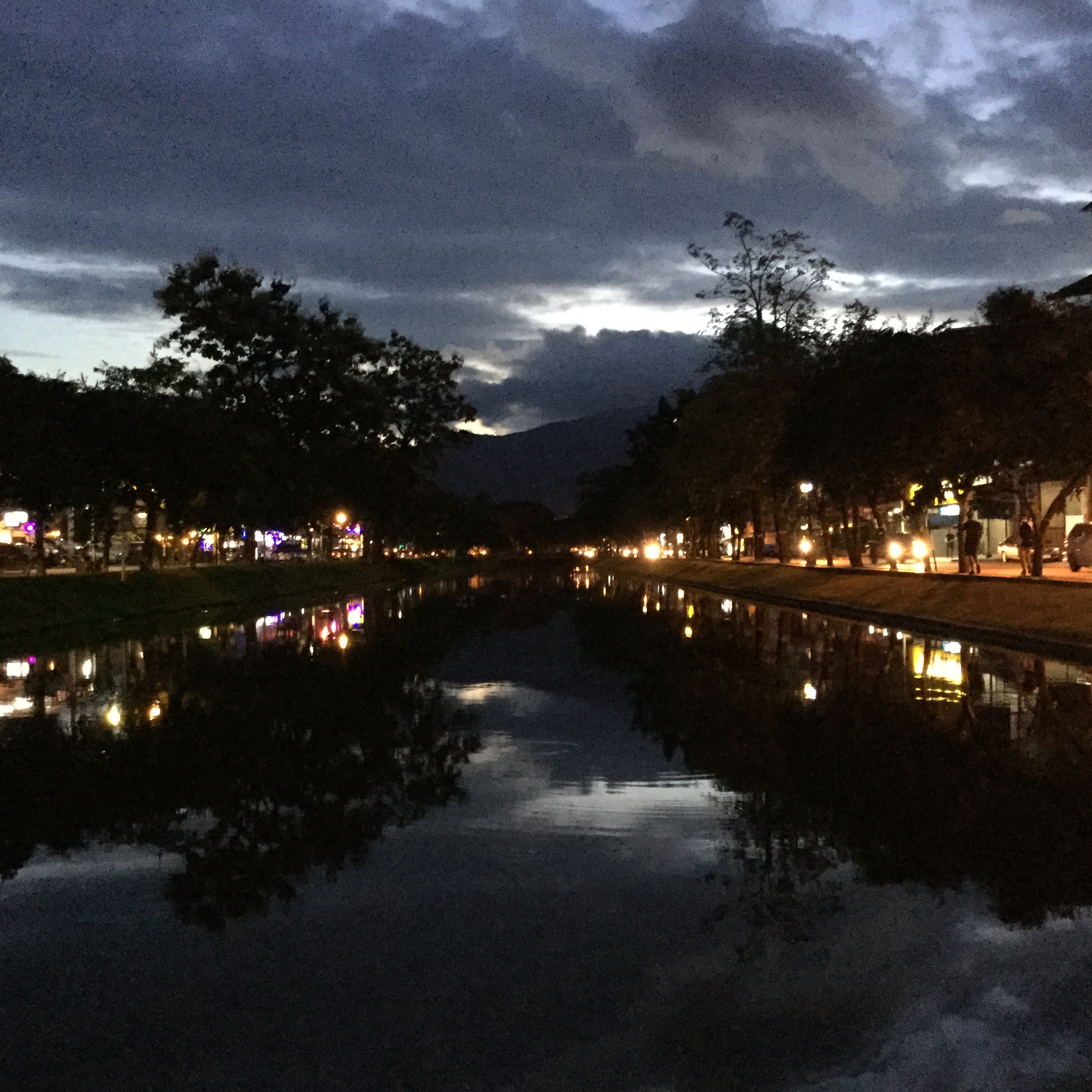 Canal in Chiang Mai, Thailand