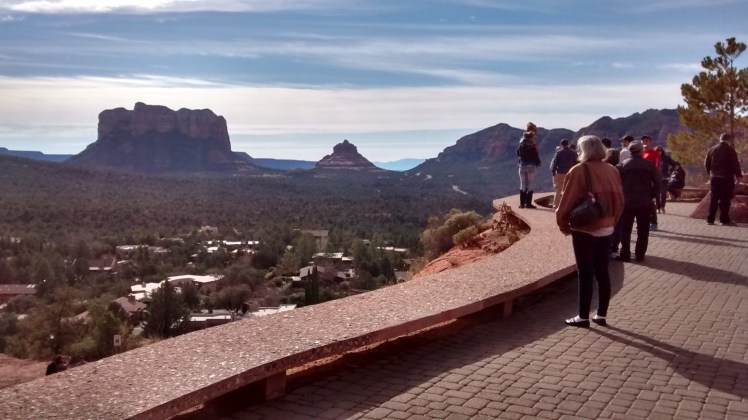 view from the Chapel of the Holy Cross in Sedona