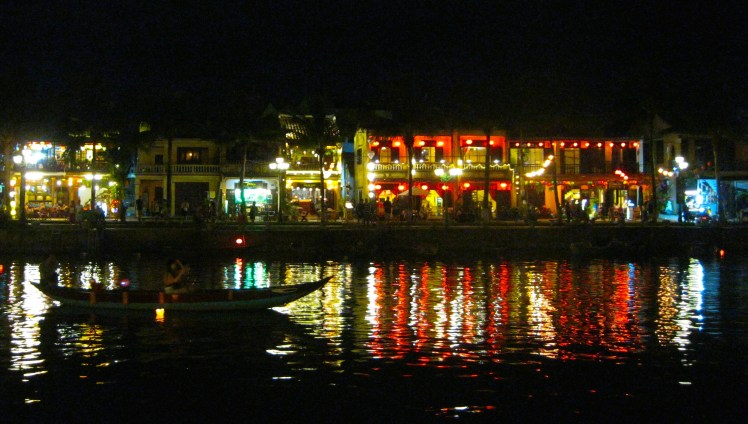 The city of Hoi An by night. Photo by Charish Badzinski.