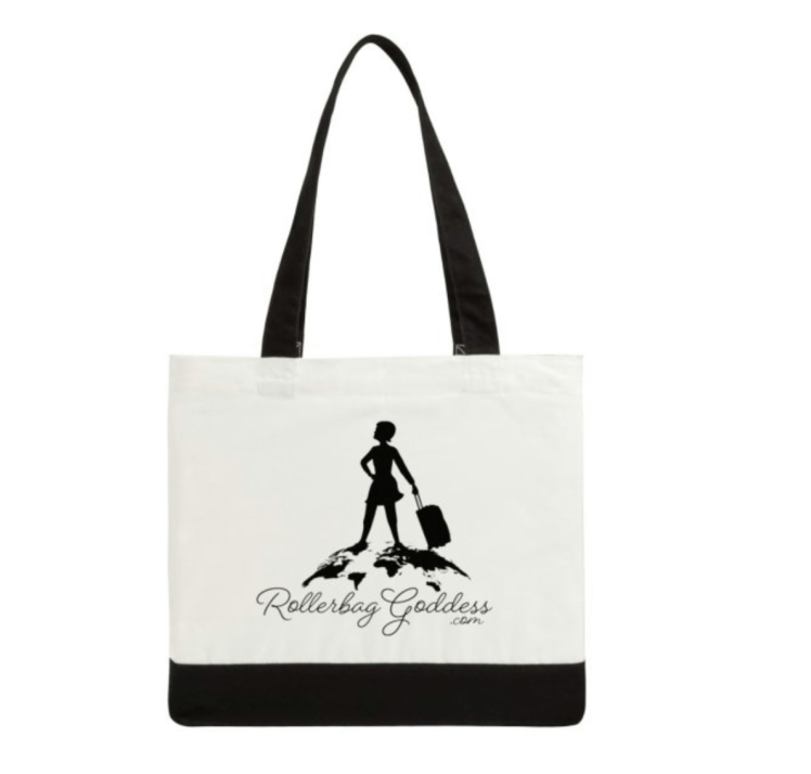 Convenient beach bag packs down to nothing