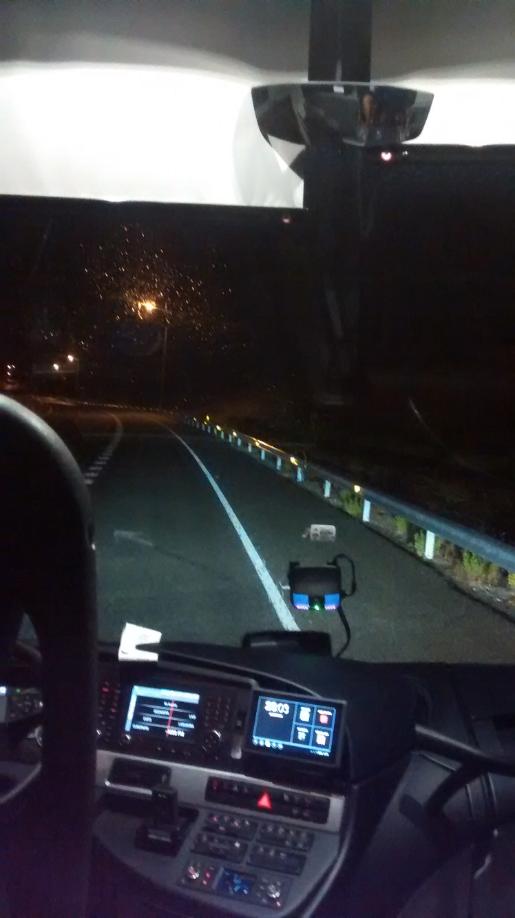 overnight bus ride from Madrid to Barcelona