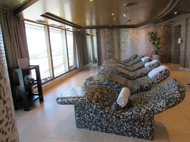 warming lounges in the spa