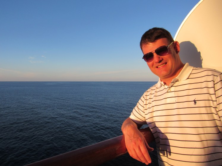 BackpackMr aboard the MS Oosterdam