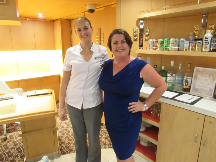 Mary Magdalena aboard the MS Oosterdam