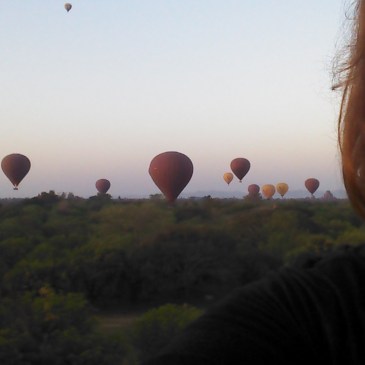 balloons over Bagan, Myanmar