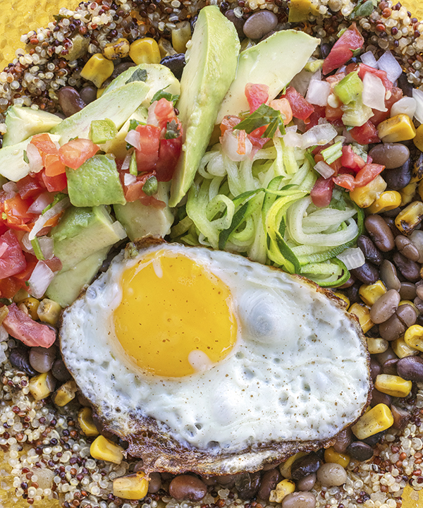 vegetarian main dish power bowl